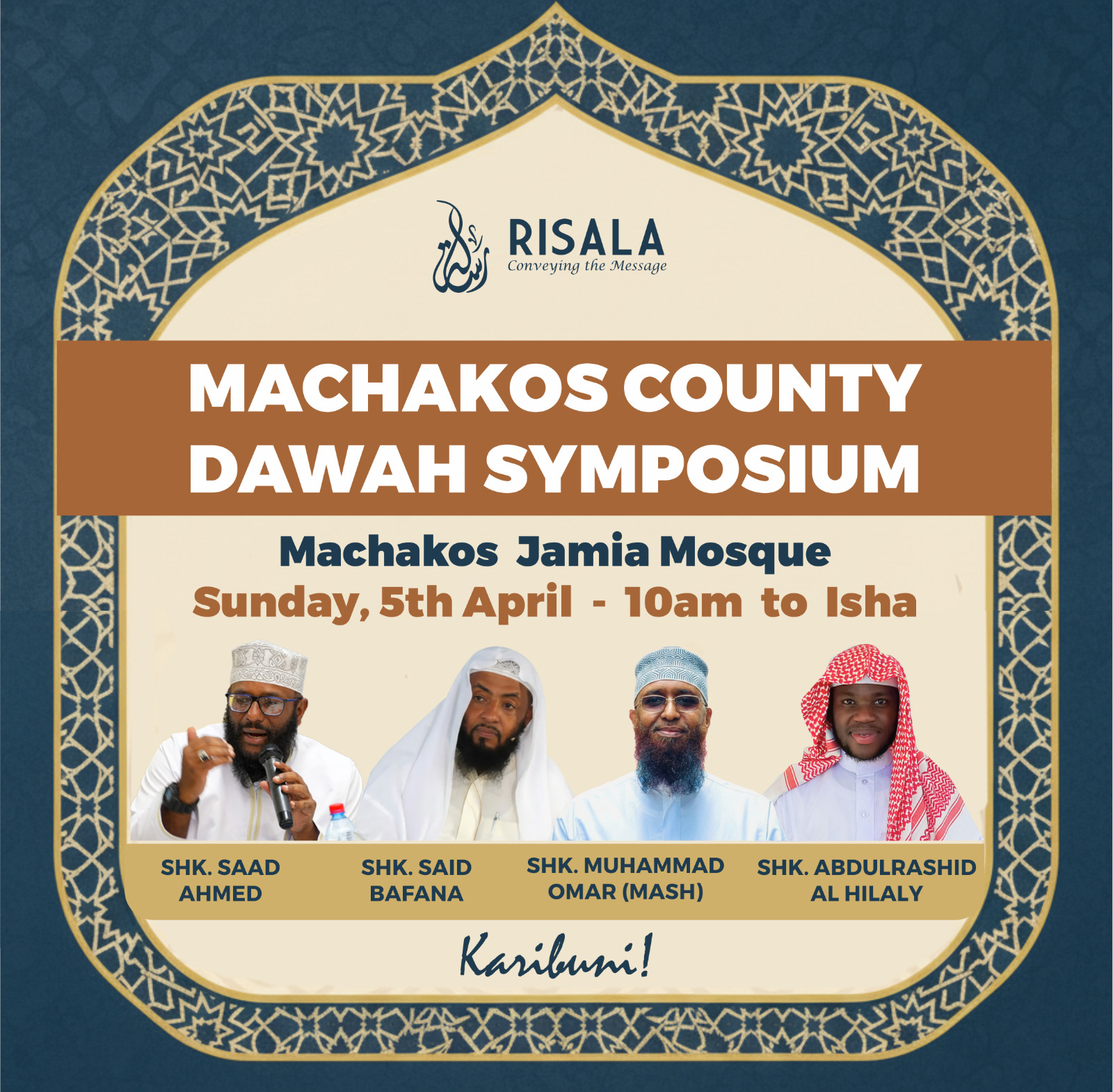 Machakos County Dawah Symposium poster
