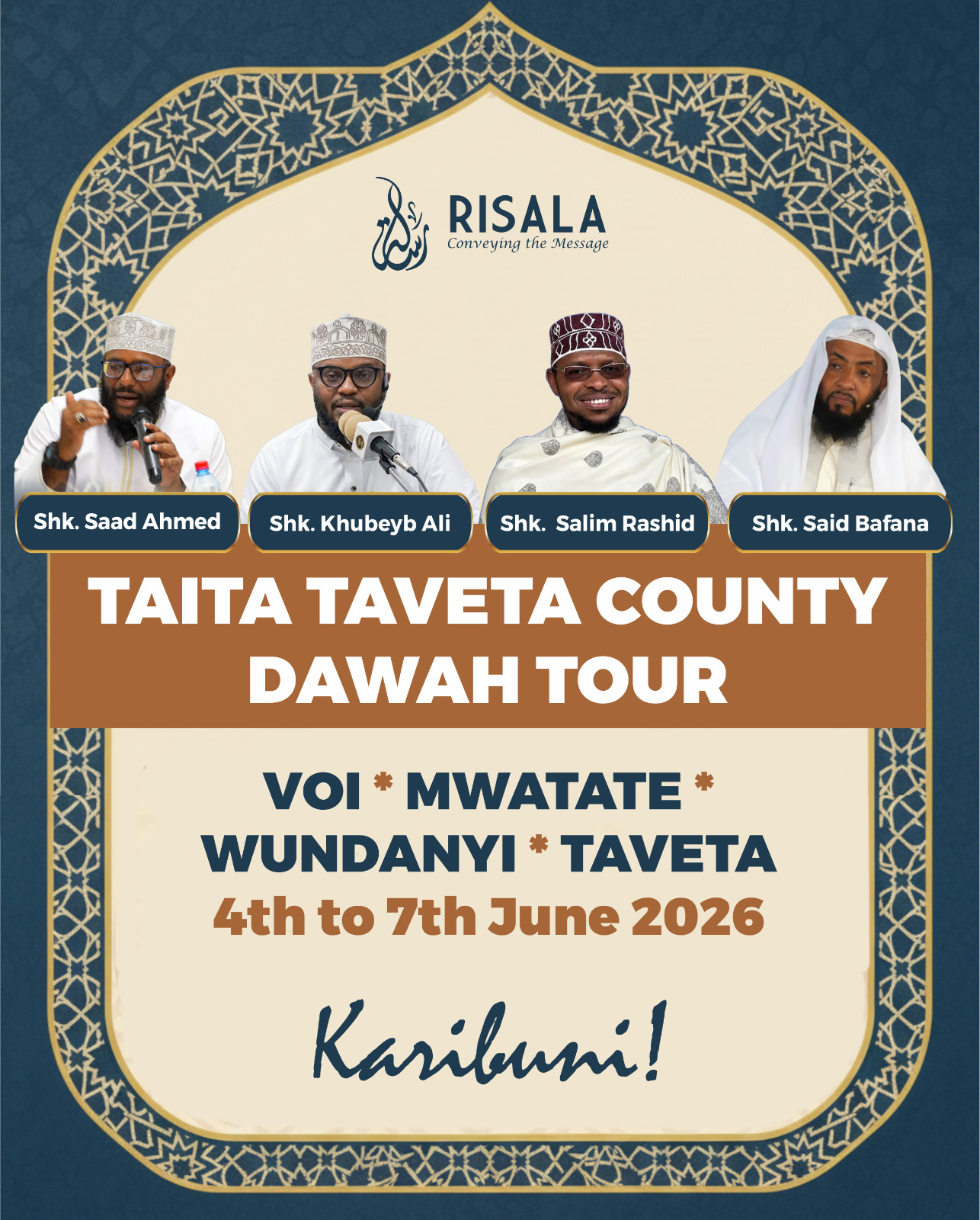 Taita Taveta County Dawah Tour poster